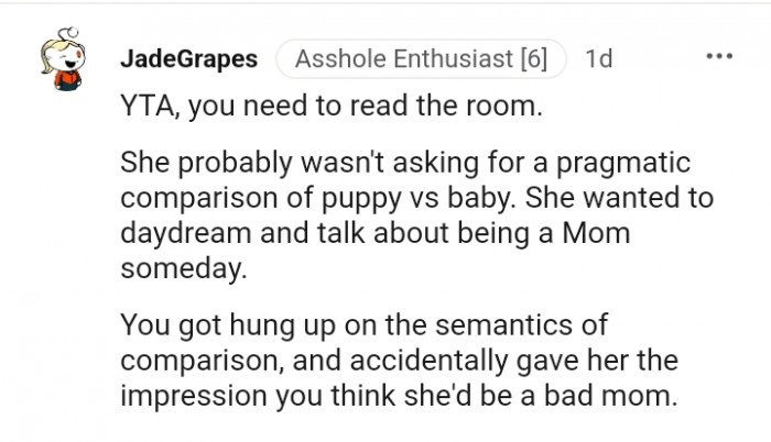 Being hung up on the semantics of comparison