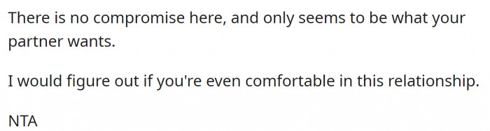 But they both need to agree on that