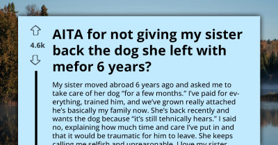 Sister Returns After 6 Years Abroad And Demands The Dog Her Brother Raised As His Own