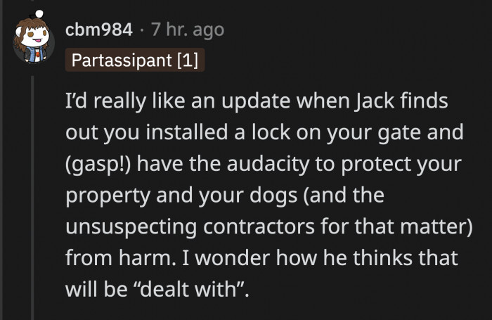 It sounds threatening too be honest