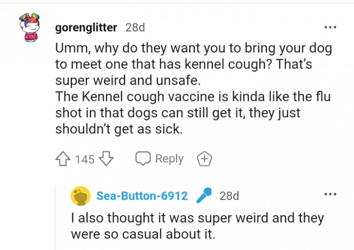 That is super weird and unsafe