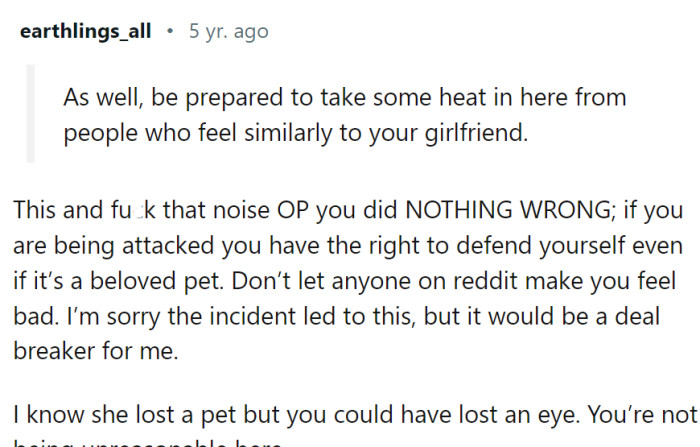 The bottom line is - OP did nothing wrong