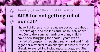 Mother Hesitates To Remove Allergic Child's Favorite Cat, Family Raises Concerns