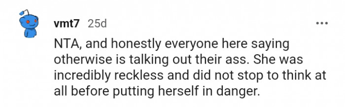 18. She Was Incredibly Reckless