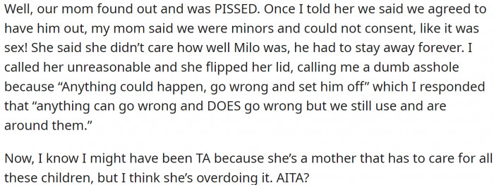 OP believes Milo is doing a lot better now.