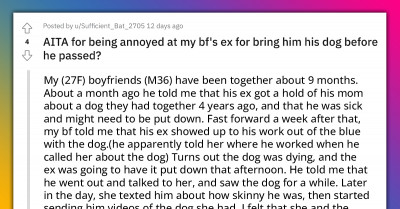 Girlfriend Gets Ripped Online For Not Allowing Her Boyfriend To Say Goodbye To His Dying Dog