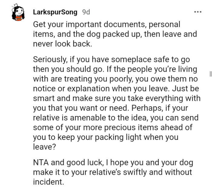 You owe them no notice or explanation