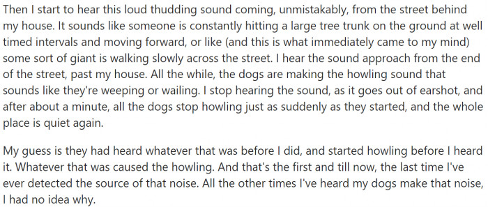 They hear things before we do