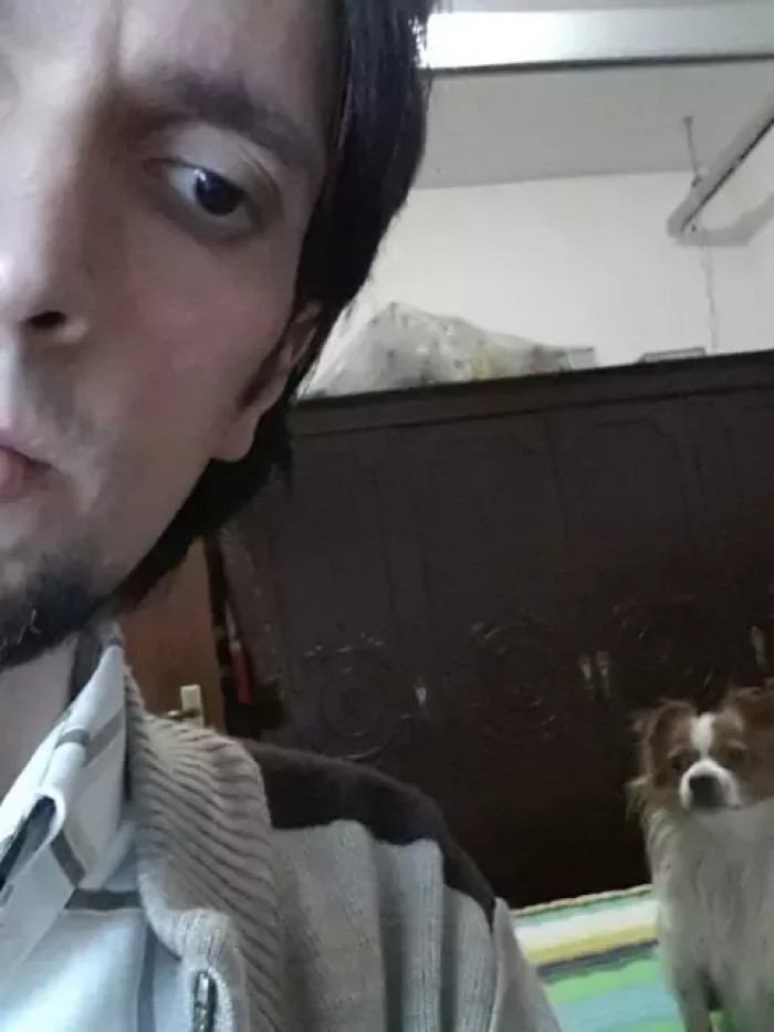 Nito's trying to send some telepathic signals.