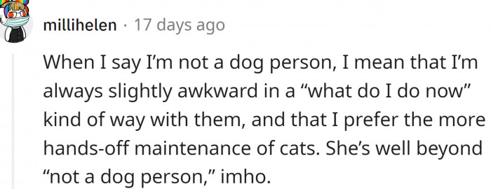 This Redditor is right: