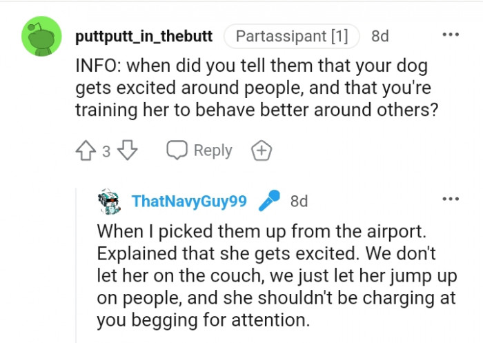 This Redditor needed information, and it was supplied by the OP