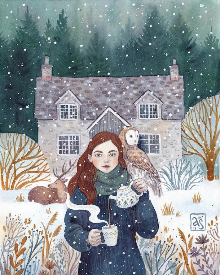 Each whimsical artwork looks like it’s straight out of a storybook, and they are beautiful