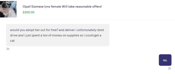 Here's how their conversation went.