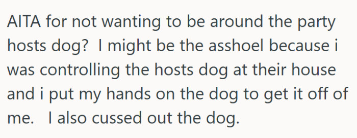 OP has offered the following explanation for why they think they might be the a-hole: