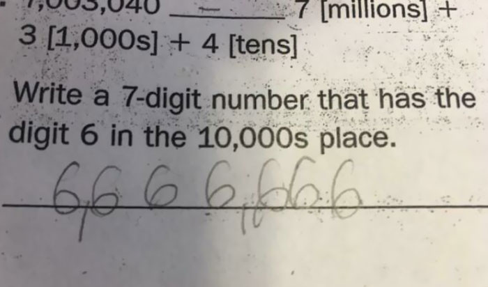 My Fourth Grader’s Math Homework. She Said, “This Way I Didn’t Even Need To Think About It”