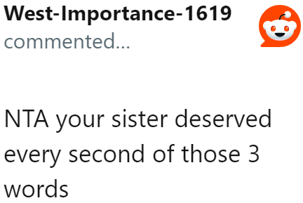 This is what the sister gets for not doing her due diligence as a parrot owner.