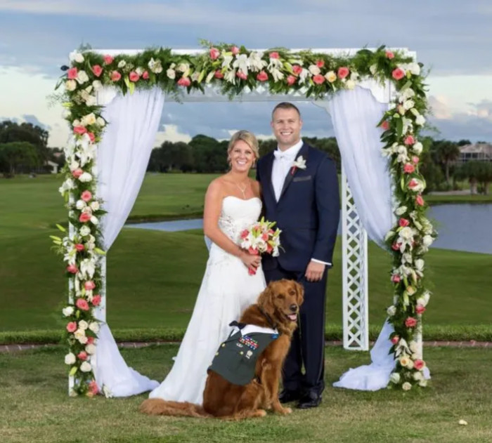 During the ceremony, Gabe was, as he has always been – extremely calm and gentle