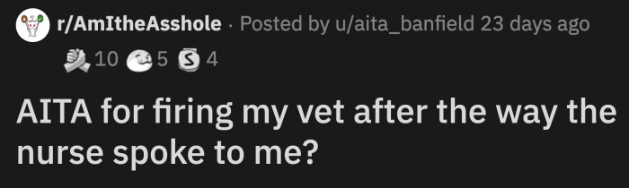 OP is non-confrontational, so she just said okay