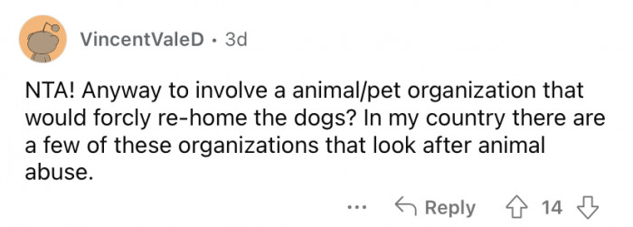 Can they be forced to rehome the dogs?