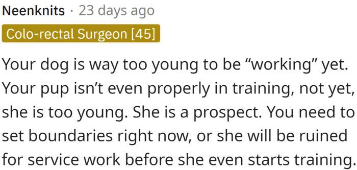 OP needs to set boundaries now