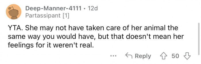 Online discussion screen referencing animal abuse, neglect, and calling out behavior