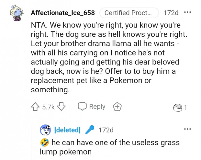 10. The dog knows you are right