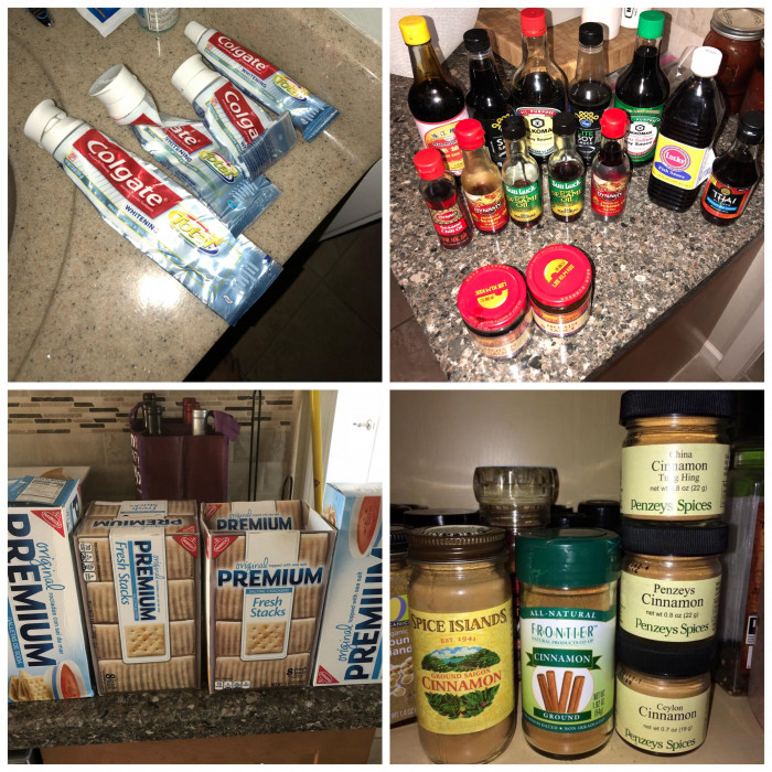 38. Wife doesn’t pay attention to what we already have when buying groceries.