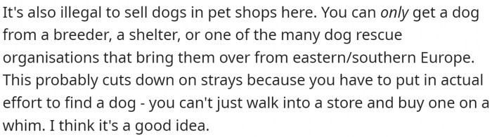 There are only a few places where you can get a dog