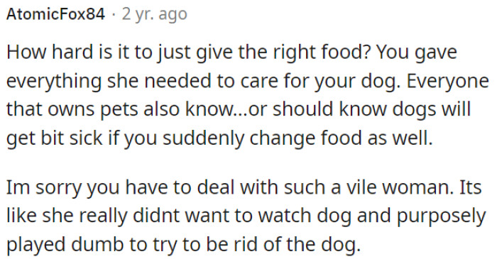 It's as if she intentionally made a mess of things.