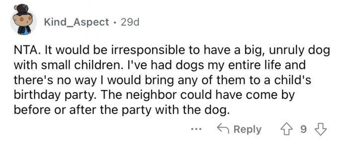 "It would be irresponsible."