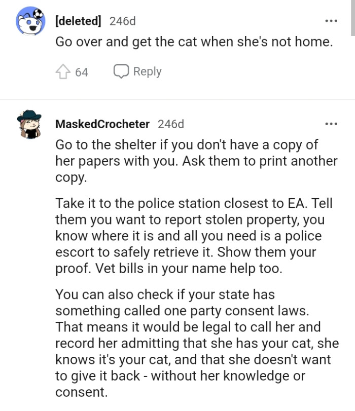 Taking It to the Police Station Closest to the Entitled Aunt
