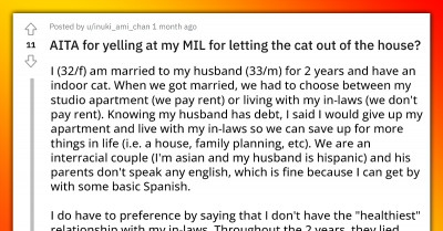 Mother-In-Law Fears That Her Future Grandchildren Will Be Withheld From Them After Failing To Take Care Of Her Daughter-In-Law’s Cat