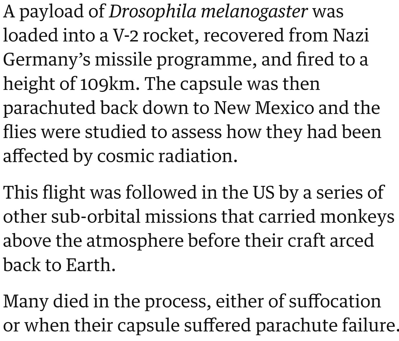 Although many animals lost their lives in the process, these early experiments helped pave the way for human space travel.