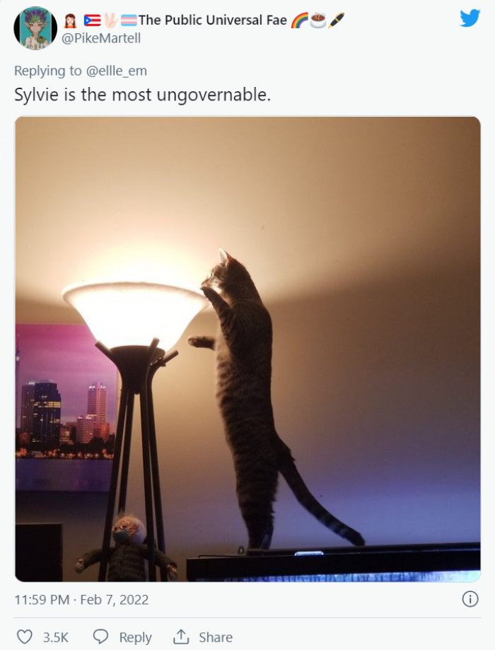 2. Sylvie will do anything she wants, and no one can stop her.