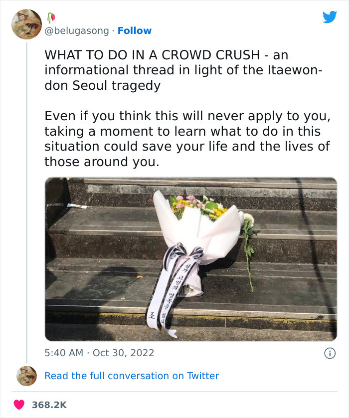 An unfortunate accident has occured at that very place. A crowd rush has occurred. A twitter thread listed down some tips on what to do on that very day.