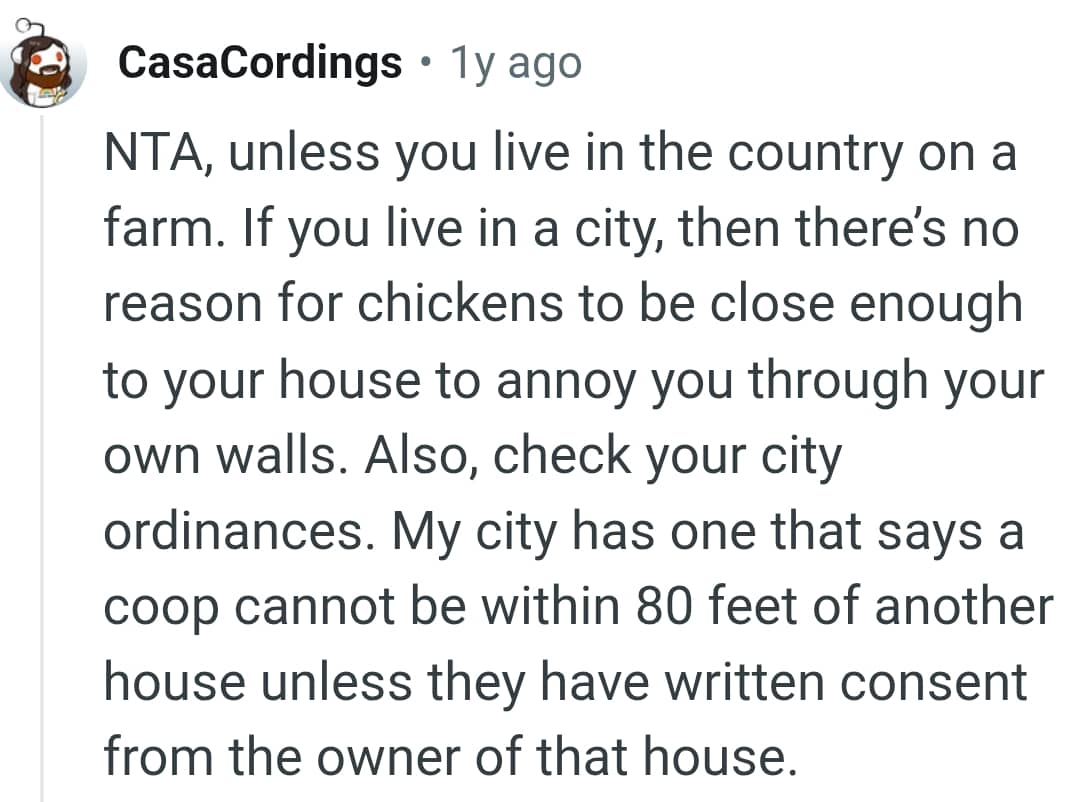 There's No Reason for Chickens to Be Close Enough