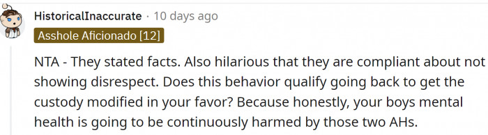 Redditors were harsh on the ex and his new GF