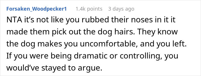 Leaving was the better option