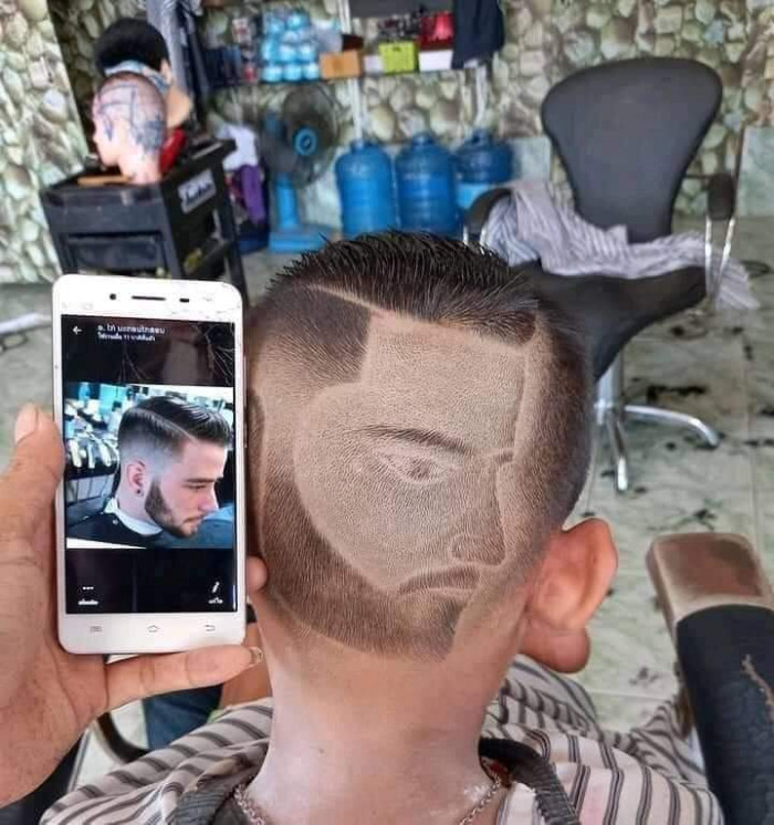 4. He may be a talented barber, but he's stupid.