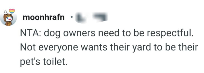 We need more respectful dog owners