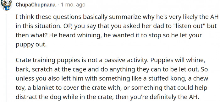 Maybe OP is the AH in this situation?