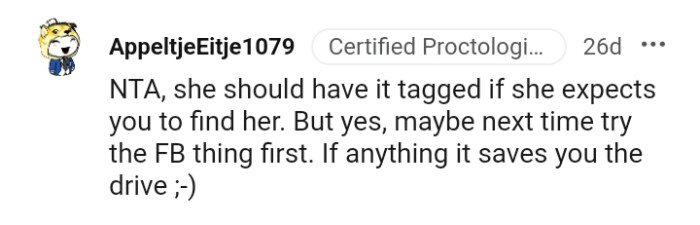 Trying the Facebook approach should be the first option