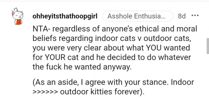 He decided to do whatever he wanted despite the OP making her point clear