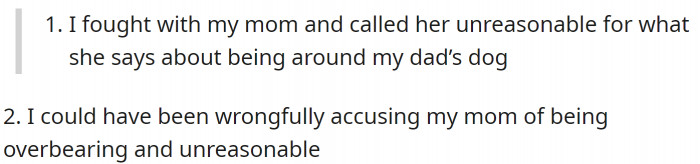 OP has offered the following explanation for why they think they might be the a-hole: