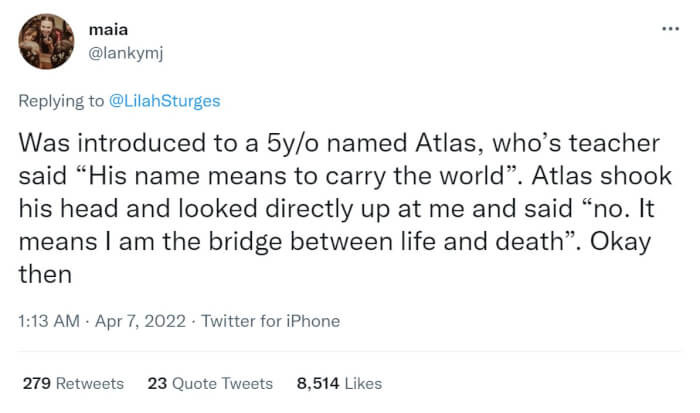 18. A bridge between life and death