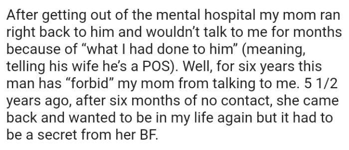 For six years, this man has 