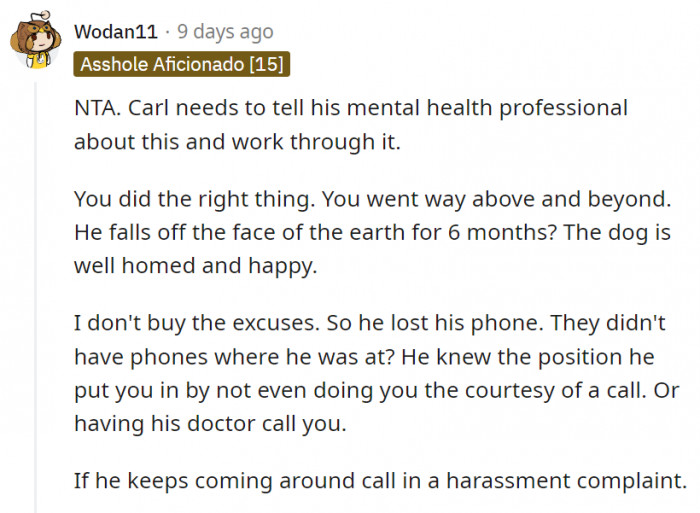 5. It was the best decision for everyone involved, really