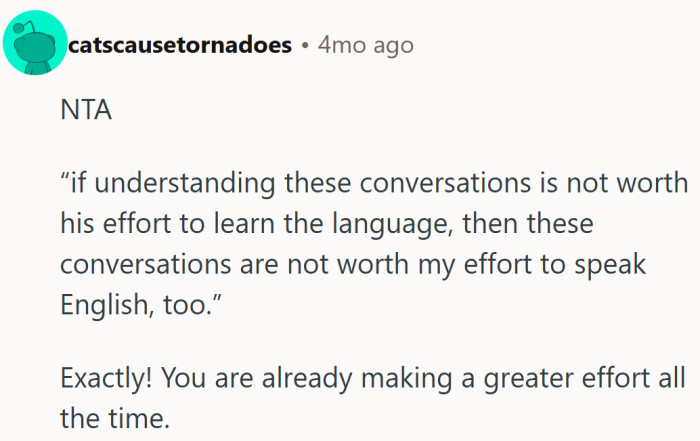 It’s easy to forget how much effort bilingual people already put in just to meet others halfway.