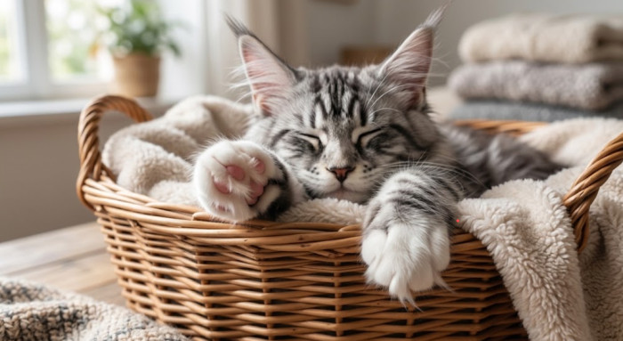 Do Maine Coon tabby mix kittens keep their markings?