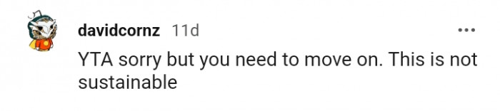 20. You need to move on